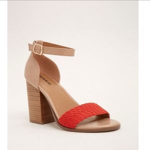 Torrid Block Heels Sandals WIDE FIT